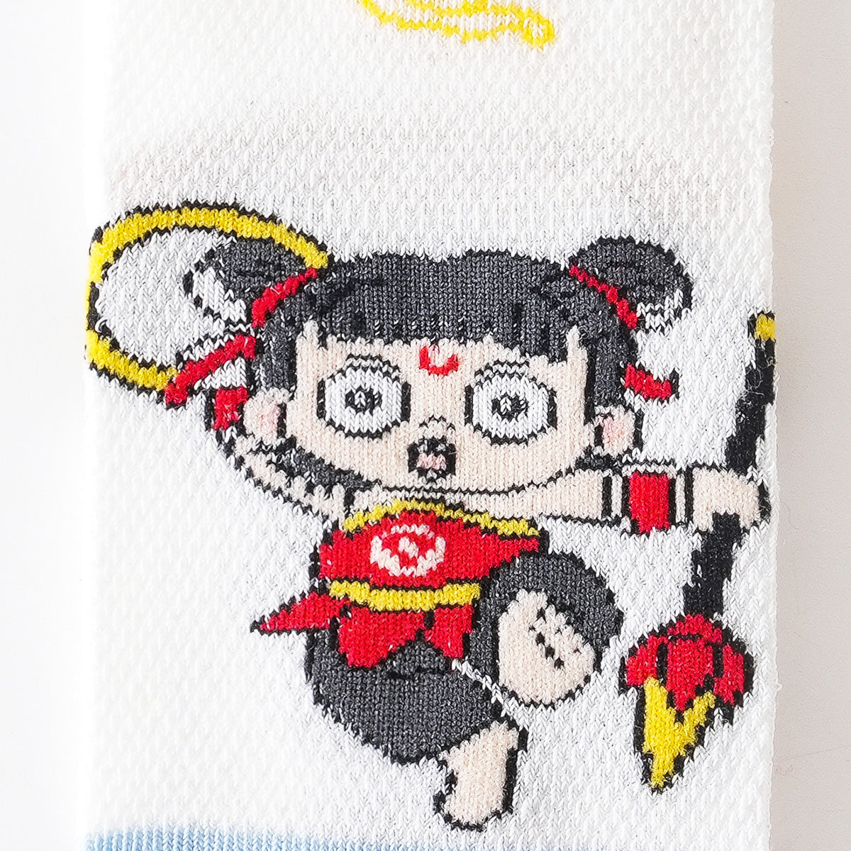 (ZJD-2509) Nezha & Ao Bing Mesh Socks for Kids – 5-Pair Character Set